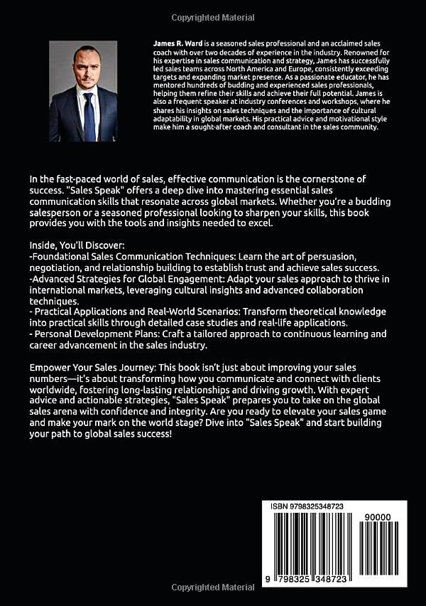 Sales Speak: Mastering Communication back cover